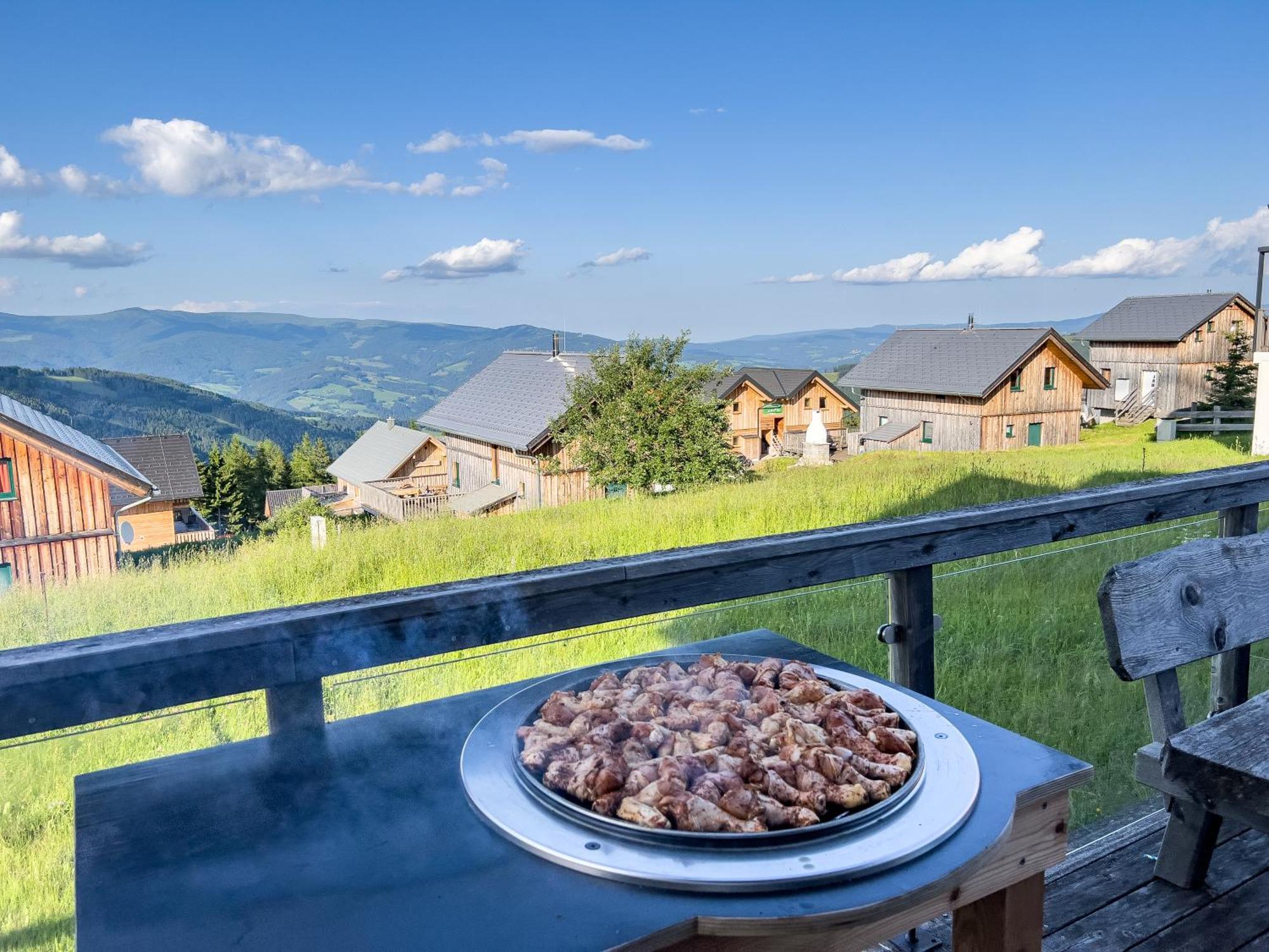 1A Chalet '4 Jahreszeiten' Ski Fahren Und Jacuzzi Mit Aussicht! Bad St. Leonhard im Lavanttal Exterior foto